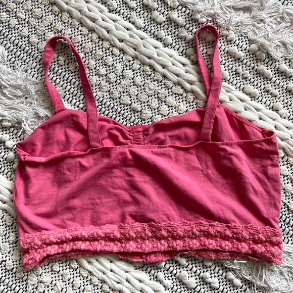 Pink Cropped Tank - Picture 2 of 8